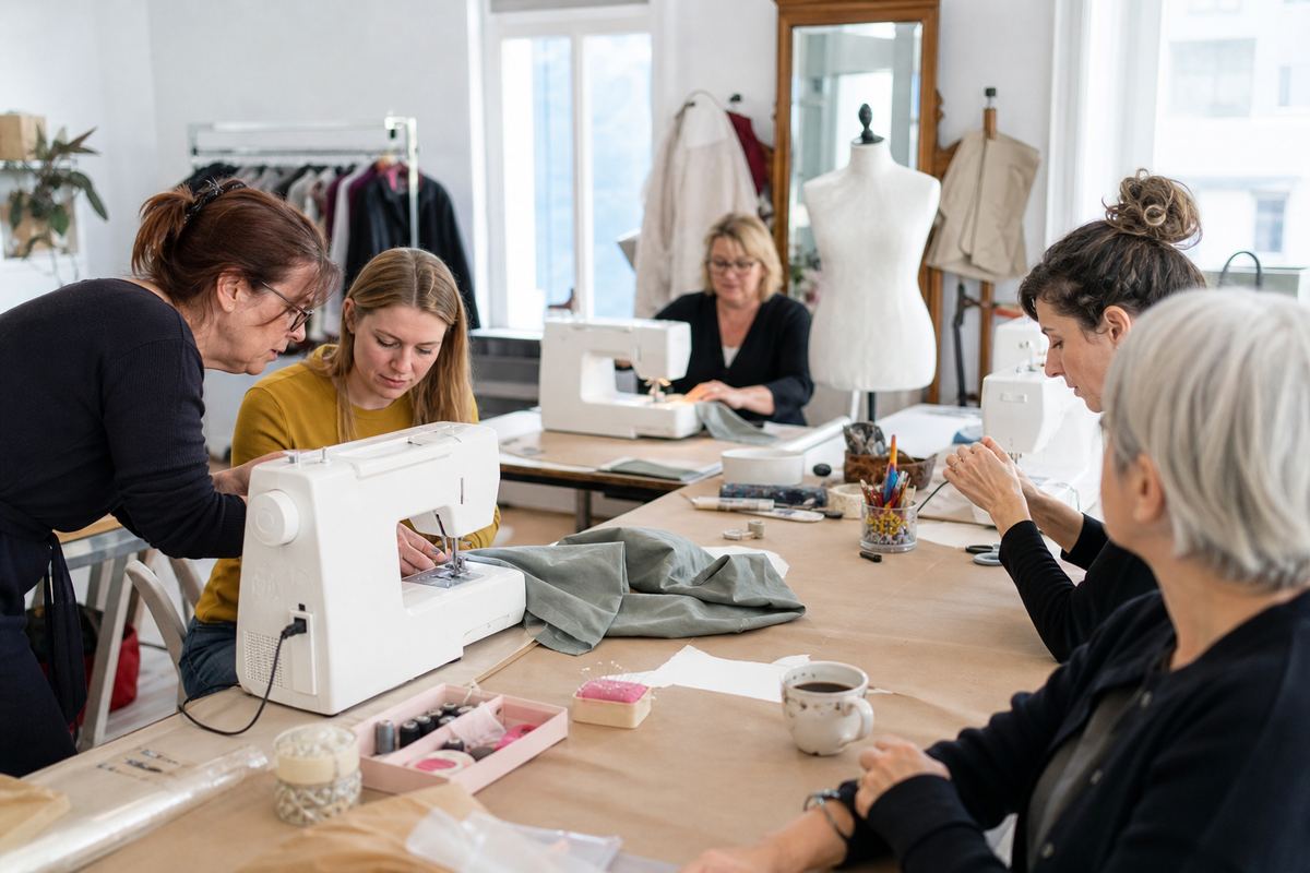Sewing class in Toulouse